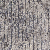 2'2" x 3'7" Viscose Grey Blue Area Rug