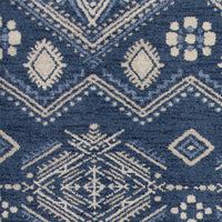 2'7" x 4'11" Polypropelene Demin Area Rug