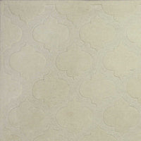 27" X 45" Wool Ivory Area Rug