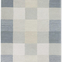 27" X 45" Wool Light Blue Area Rug