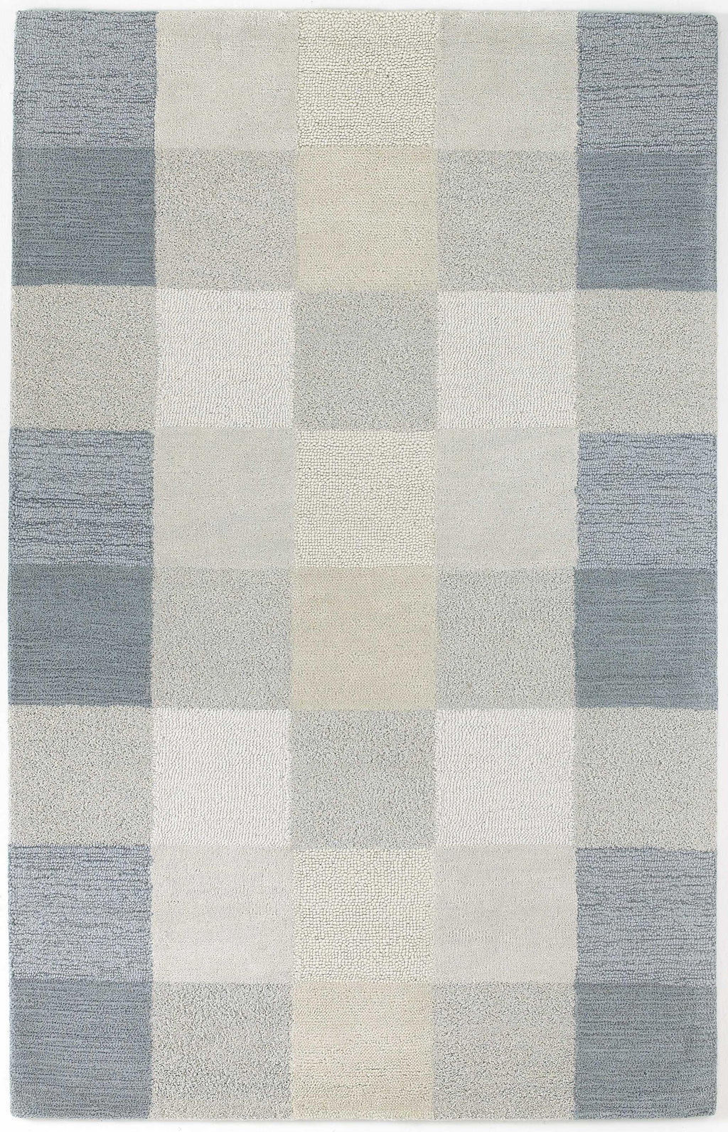 27" X 45" Wool Light Blue Area Rug