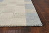 27" X 45" Wool Light Blue Area Rug