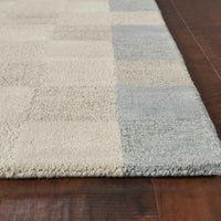 27" X 45" Wool Light Blue Area Rug