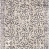 2'2" x 7'6" Runner Polypropelene Greige Area Rug