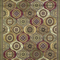 3'3" x 4'11" Polypropelene Multi Area Rug