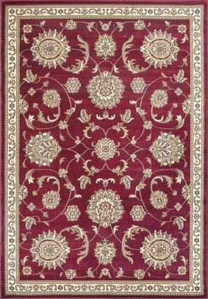 2'2" x 7'11" Runner Polypropelene Red Area Rug