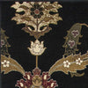 3'3" x 4'11" Polypropelene Black Area Rug