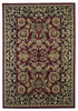 3'3" x 4'11" Polypropelene Red-Black Area Rug