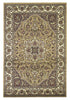 2'2" x 7'11" Runner Polypropelene Beige-Ivory Area Rug