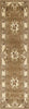 2'2" x 7'11" Runner Polypropelene Beige-Ivory Area Rug