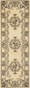 2'2" x 7'11" Runner Polypropelene Ivory-Blue Area Rug