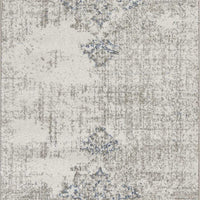 2'2" x 7'6" Runner Polypropelene Ivory-Grey Area Rug