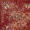 3'3" x 4'11" Polypropelene Burnt Red Area Rug