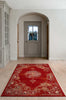 3'3" x 4'11" Polypropelene Burnt Red Area Rug