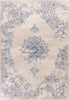 3'3" x 4'11" Polypropelene Sky Blue Area Rug