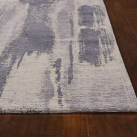 3'3" x 5'3" Polyester Grey Area Rug