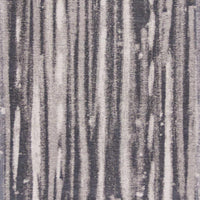 2'2" x 7'6" Polyester Charcoal Area Rug