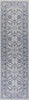 2'2" x 7'6" Polyester Slate Blue Area Rug