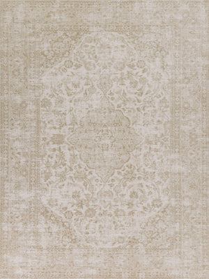 3'3" x 5'3" Polyester Champagne Area Rug