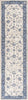 2'2" x 7'10" Runner Polypropelene Grey-Sky Blue Area Rug