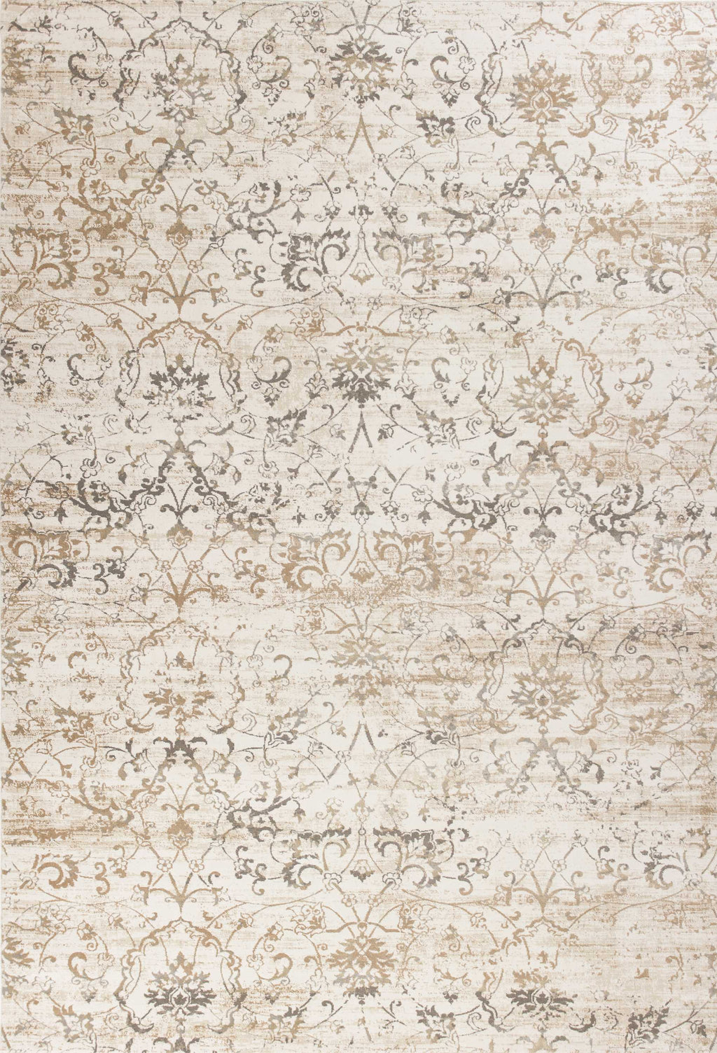 3'3" x 4'7" Polypropelene Beige Area Rug