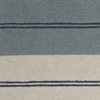 3'3" x 5'3" Wool Ivory-Blue Area Rug