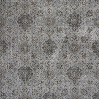 3'3" x 4'7" Viscose Silver Area Rug