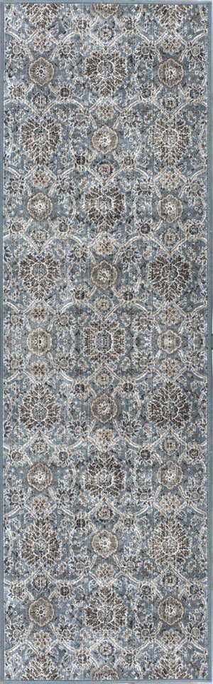 2'2"X 6'11" Runner Viscose Slate Area Rug