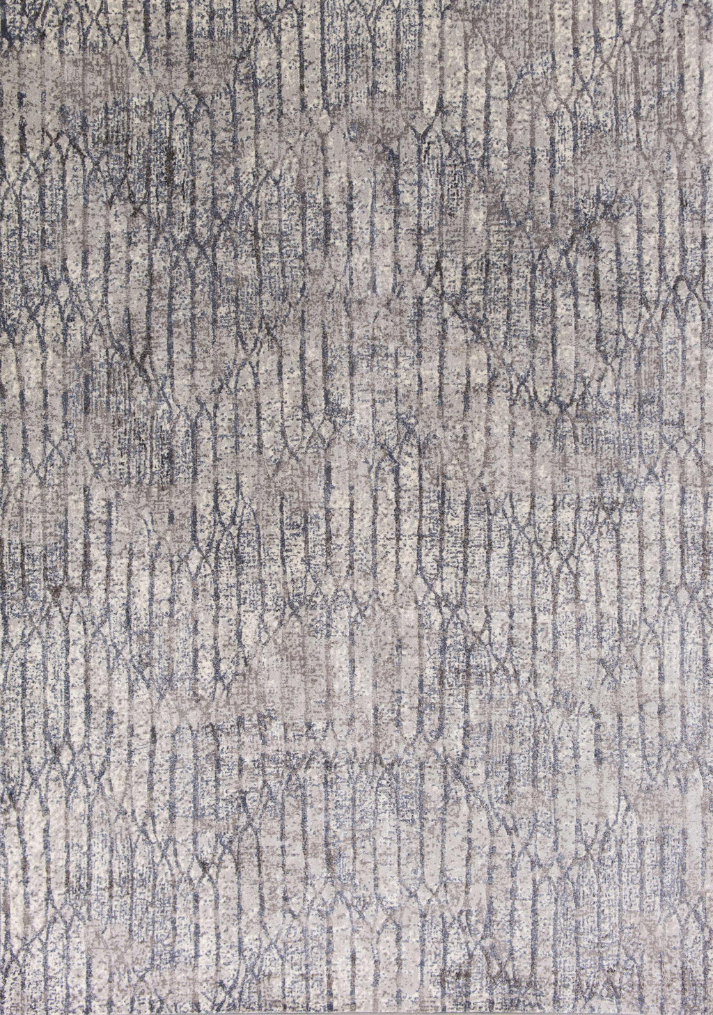 3'3" x 4'7" Viscose Grey Blue Area Rug