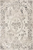 3'3" x 4'11" Polypropelene Grey Area Rug