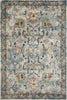 3'3" x 4'11" Polypropelene Lt Blue Area Rug