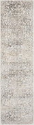 2'2" x 7'6" Runner Polypropelene Ivory Area Rug