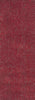 2'3" x 7'6" Runner Polyester Red Heather Area Rug