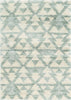 3'9" x 5'11" Polypropelene Ivory-Grey Area Rug