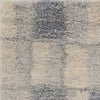 3'9" x 5'11" Polypropelene Ivory-Blue Area Rug