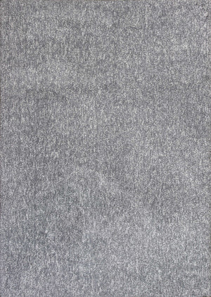 3'x5' Grey Heather Hand Woven Indoor Shag Area Rug