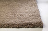 3'x5' Beige Heather Hand Woven Indoor Shag Area Rug