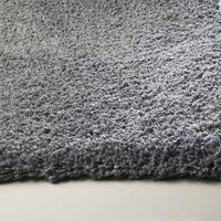 3' x 5' Grey Plain Area Rug