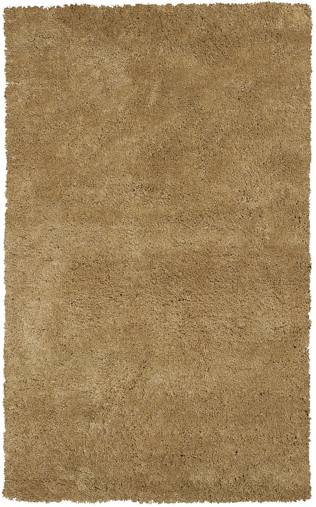 3'3" x 5'3" Polyester Gold Area Rug