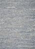 3'3" x5'3" Wool & Viscose Ocean Blue Area Rug