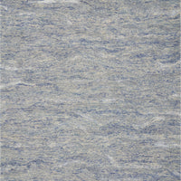 3'3" x5'3" Wool & Viscose Ocean Blue Area Rug