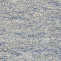 3'3" x5'3" Wool & Viscose Ocean Blue Area Rug