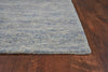 3'3" x5'3" Wool & Viscose Ocean Blue Area Rug