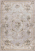 5'3" x 7'7" Polypropelene Light Grey Area Rug