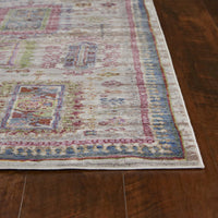 3'6" x 5'6" Polyester Grey Area Rug