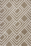 5'3" x 7'7" UV-treated Polypropelene Beige Area Rug