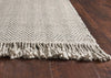 3'3" x 5'3" Wool Oatmeal Area Rug