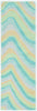 2'3" x 7'6" Runner Wool Ocean Area Rug