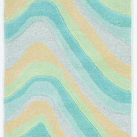 2'3" x 7'6" Runner Wool Ocean Area Rug