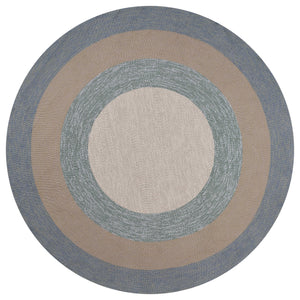 7' Round UV-treated Polypropelene Spa Area Rug